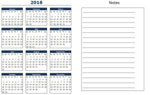 9 Free Monthly Calendar Schedule Templates in MS Word and MS Excel