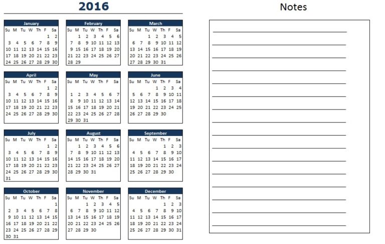 9 Free Monthly Calendar Schedule Templates in MS Word and MS Excel