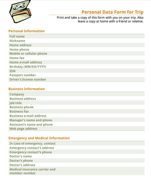 8 Free Trip Schedule Templates in MS Word and MS Excel