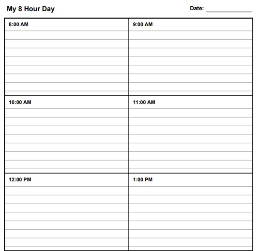 9 Free School Schedule Templates in MS Word and MS Excel