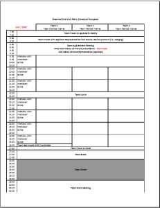 6 Free Staff Schedule Templates using MS Excel and MS Word