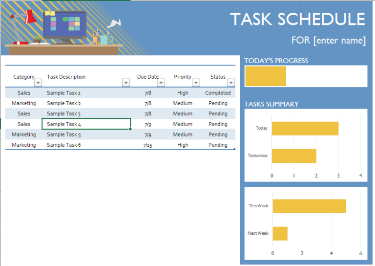 15 Free Employee Work Schedule Templates in MS Excel &amp; MS Word Format